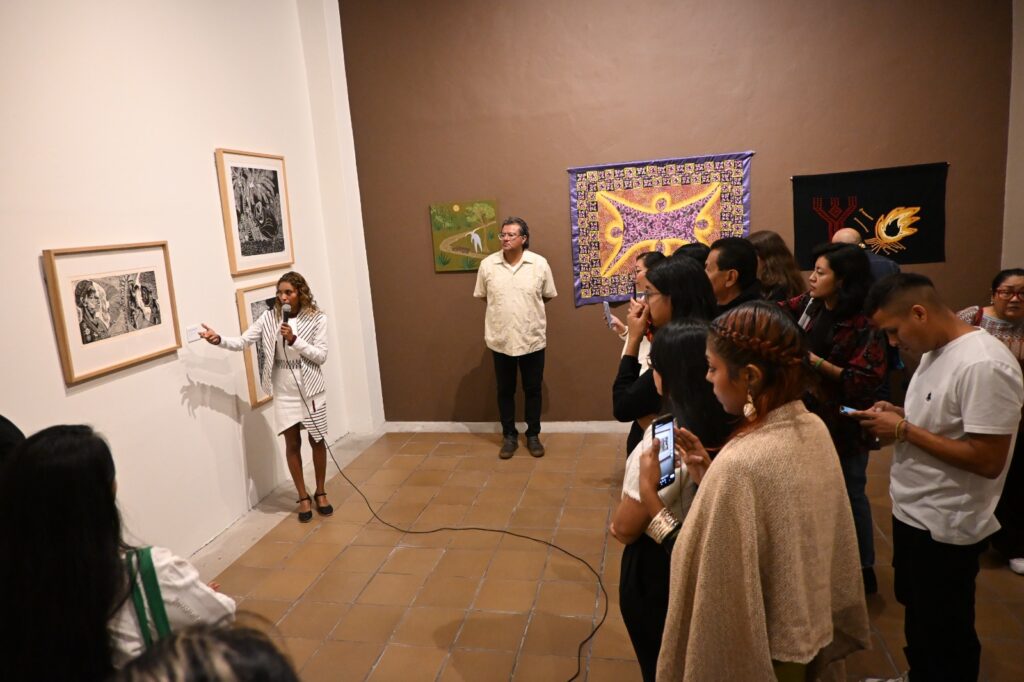 MUNAE: "Grabadoras de historias" con obras indígenas femeninas