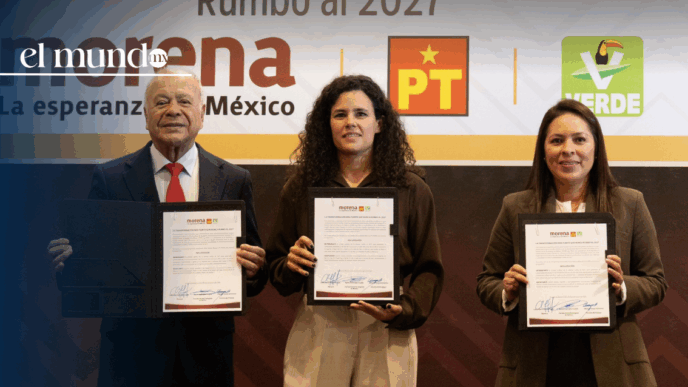 Morena PT y PVEM mantienen alianza