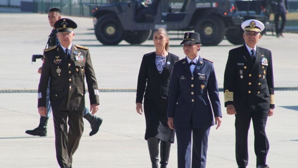 Sheinbaum encabeza la conmemoración del 111 Aniversario de la Fuerza Aérea Mexicana