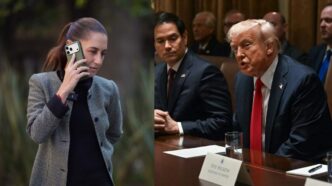 Claudia Sheinbaum y Donald Trump sostienen llamada tras abatimiento de "El Mencho"