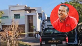 Atacan la residencia del líder sindical Homar Salas en Culiacán; no hay heridos