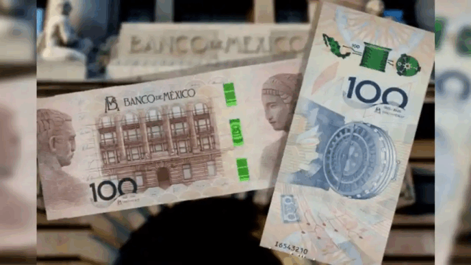 Billete conmemorativo Banxico de 100 pesos para celebrar el centenario